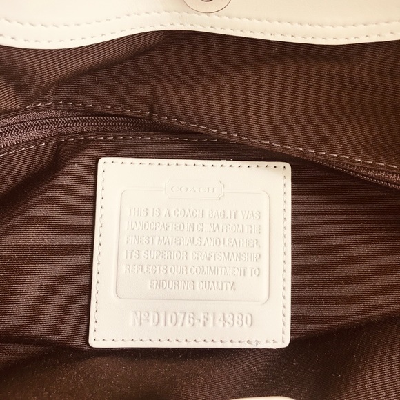 Coach Ergo Pleated Satchel F14380 - Picture 7 of 8